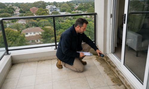 Balcony ingress investigation