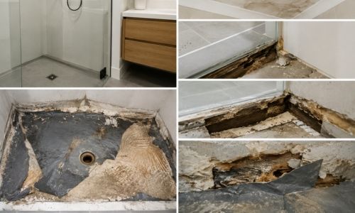 Bathroom membrane replacement and leaking shower repair