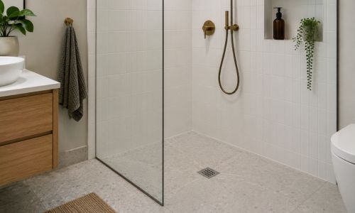 Shower base and drain repair